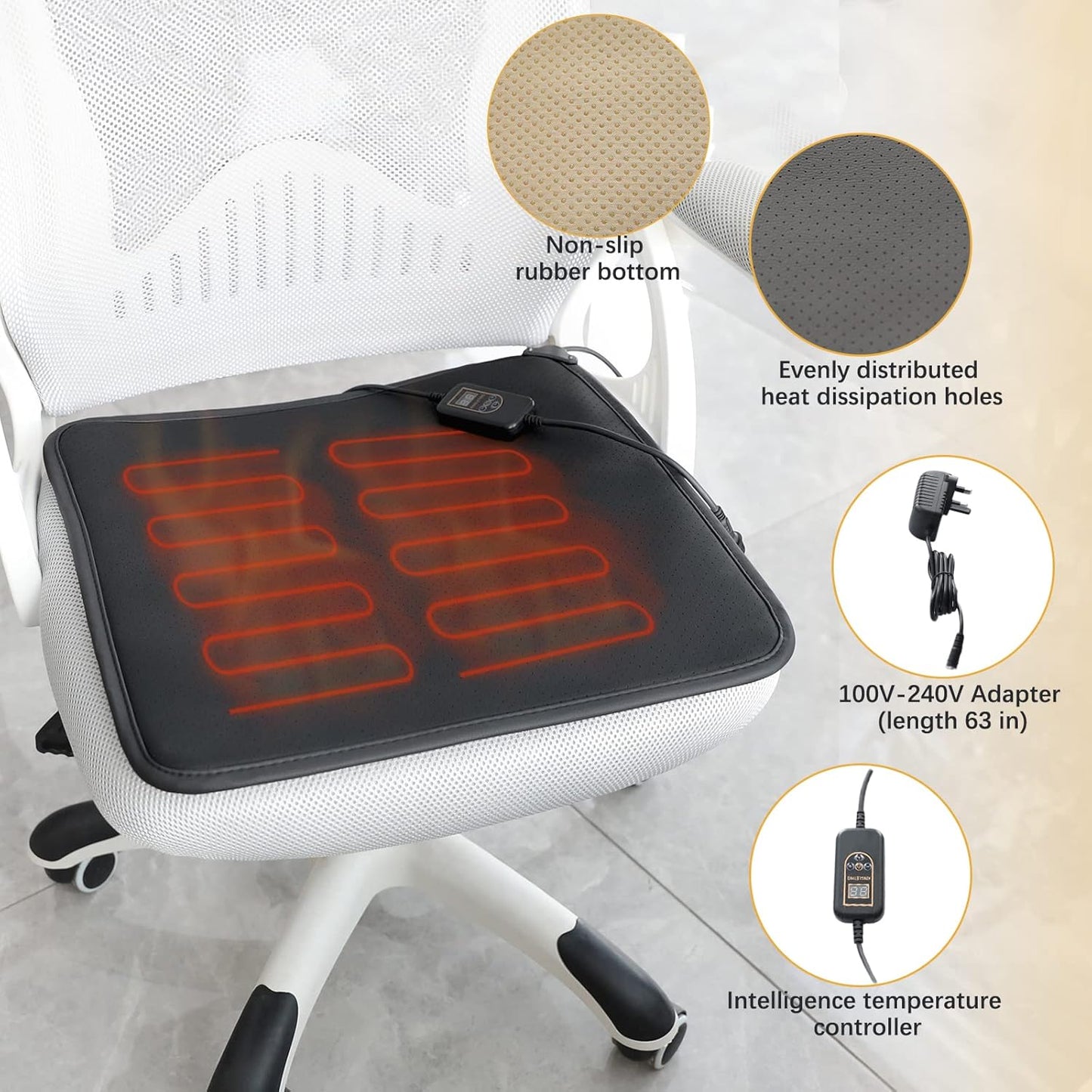 Cojín de Asiento con Frío y Calor – Comodidad Todo el Año